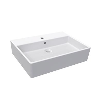 Countertop Washbasin 60 cm Single Hole White