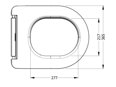 Slim UF/Duroplast AB Softclose Easy Release Toilet Seat Cover White