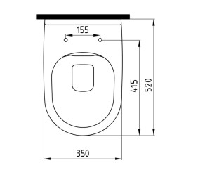 Wall-Hung Toilet No-Rim | Rimless Design & Superior Hygiene