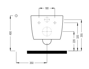 Wall Hung WC Pan 52 cm Vortex Without Bidet Function Cool White